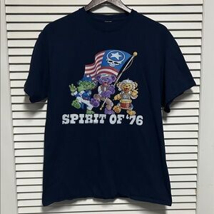 Grateful Dead Spirit of '76 Navy Graphic Short Sleeve T-Shirt